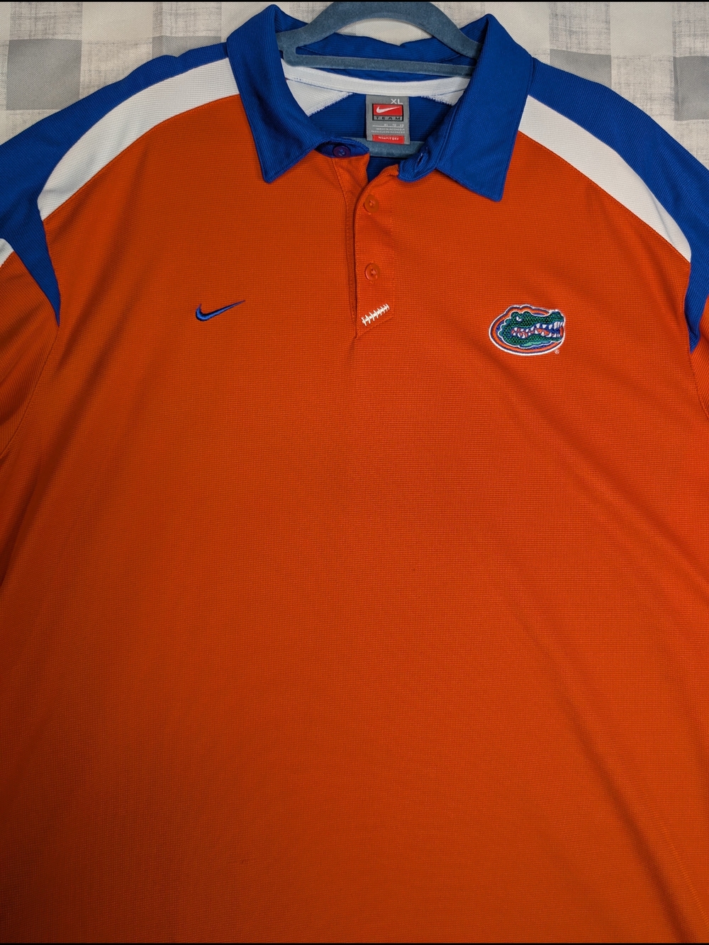 Nike Orange & Blue Florida Gators DryFit Polo